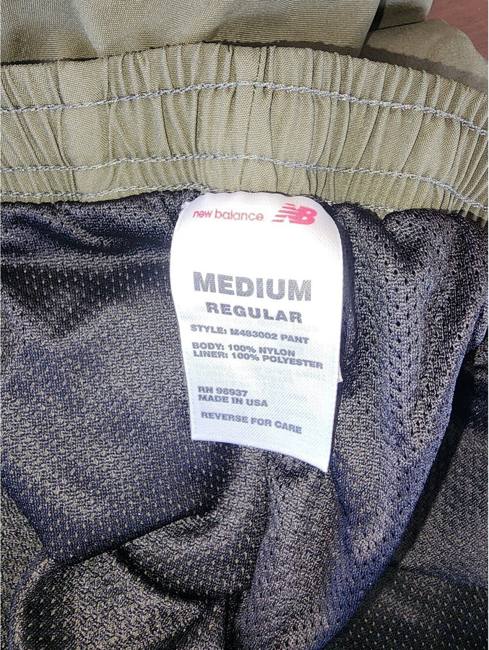 New balance olive green sweatpants USMC (M20) - Picture 4 of 5